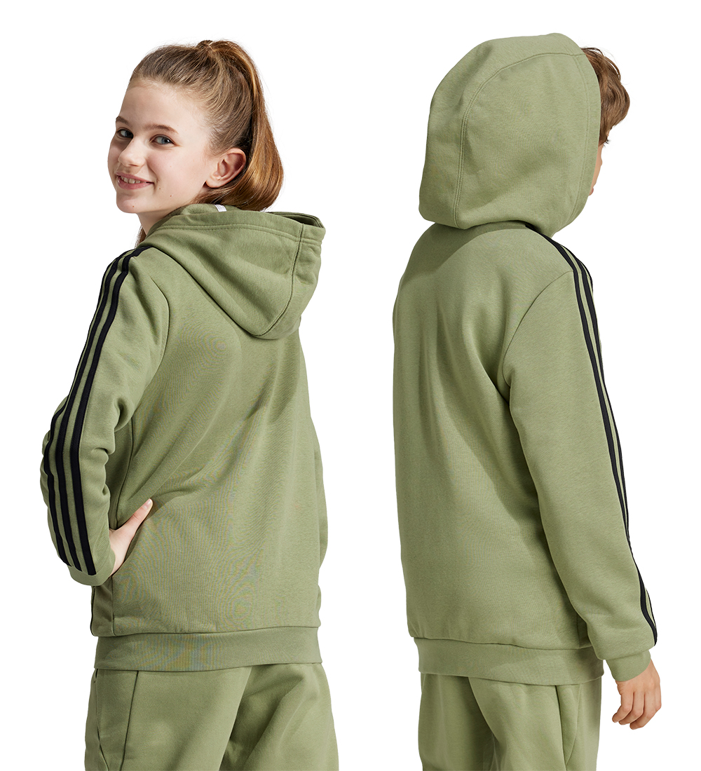 adidas Performance Cardigan - U 3S FL FZ - Grøn/Sort