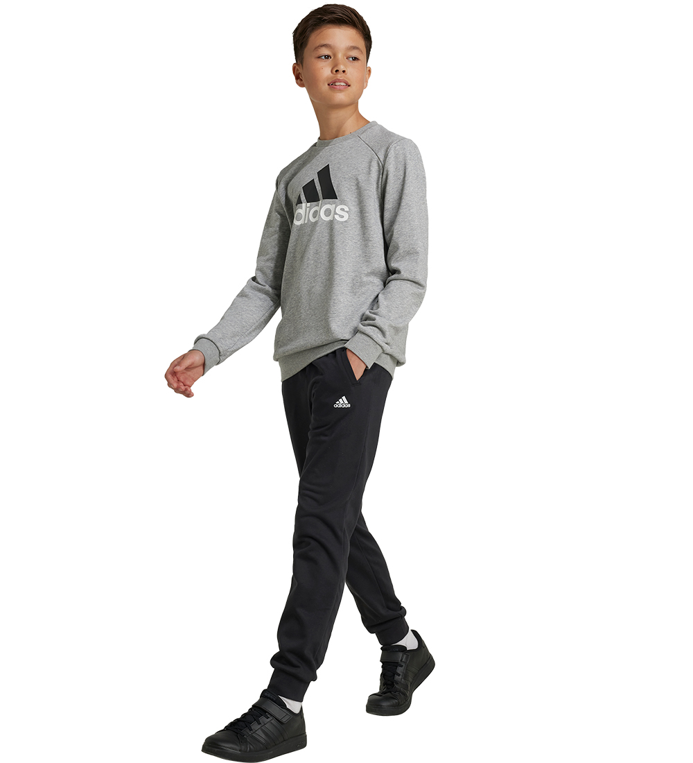 adidas Performance Sweatsæt - J BL FT TS - Grå/Sort