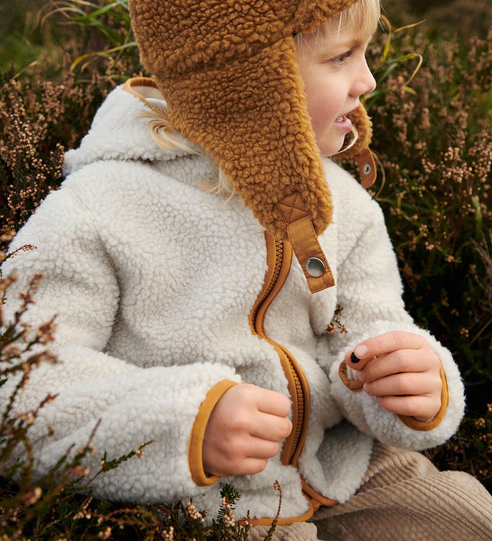 Liewood Fleecejakke - Mara - Sandy/Golden Caramel Mix