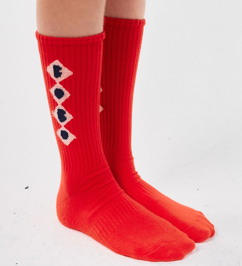 Bobo Choses Strømper - Diamonds - Rød