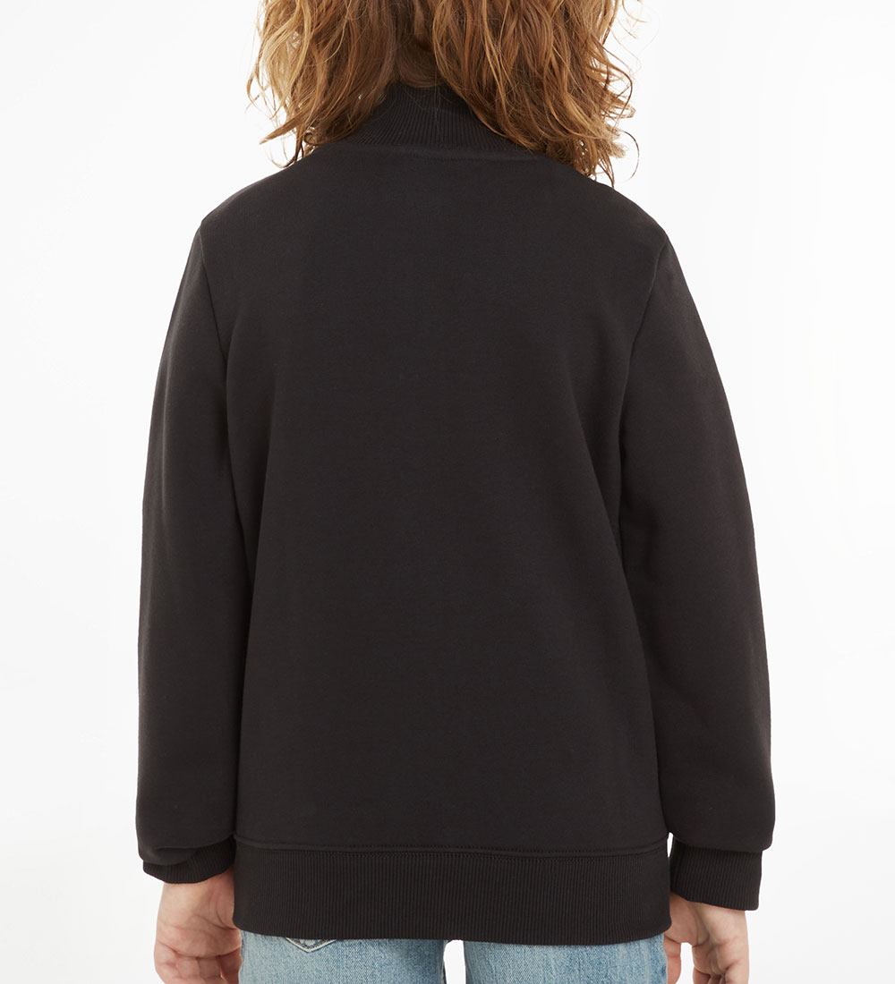 Calvin Klein Cardigan - Monogram Mini Badge - Ck Black