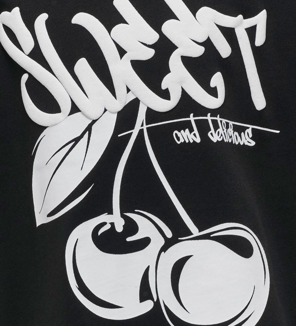 Kids Only T-shirt - KogCilla - Black/Sweet