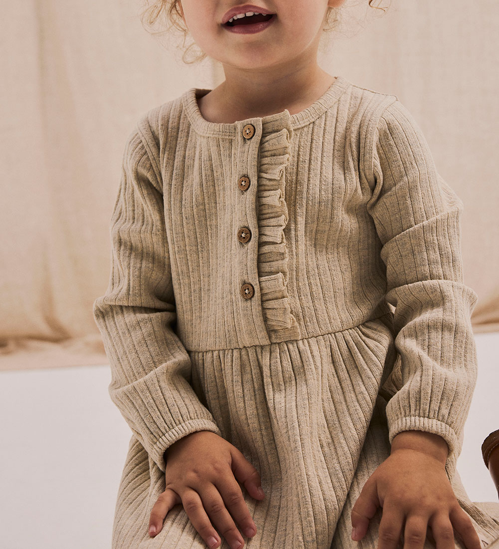 Lil' Atelier Kjole - NmfNiva - Bleached Sand