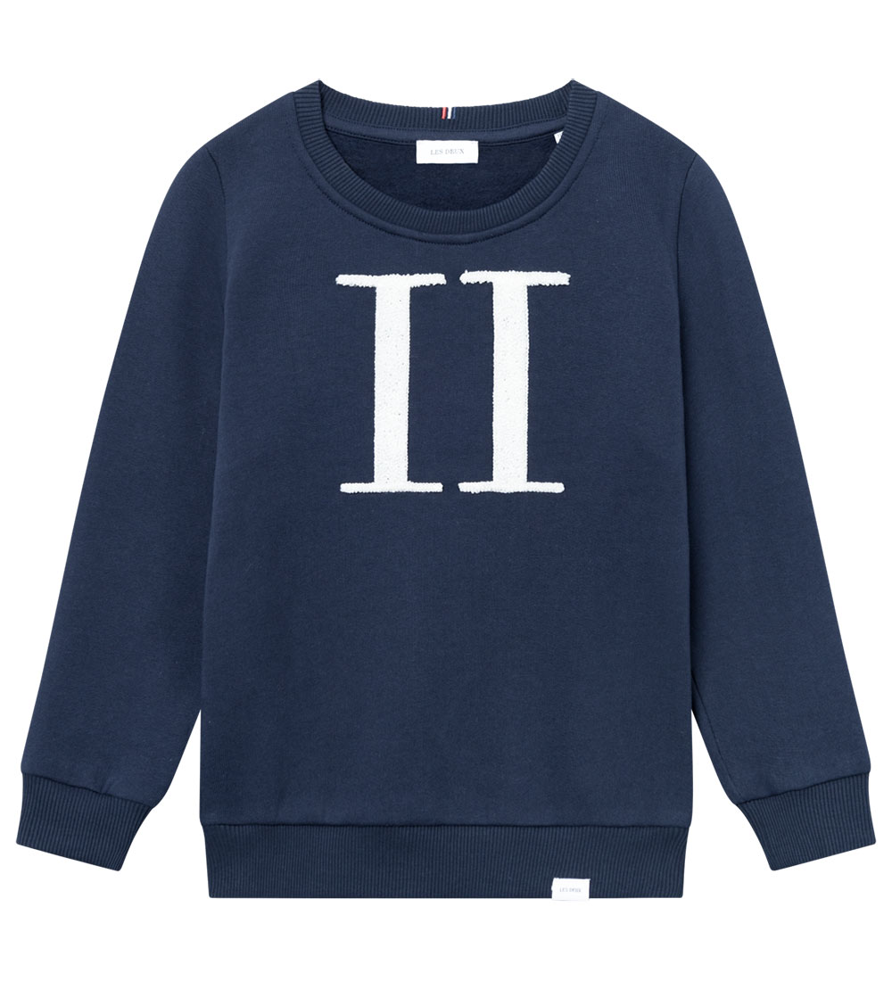 Les Deux Sweatshirt - Encore Bouclé - Dark Navy/Ivory