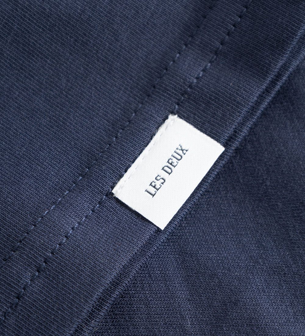 Les Deux T-shirt - Encore Boucle - Navy/Ivory