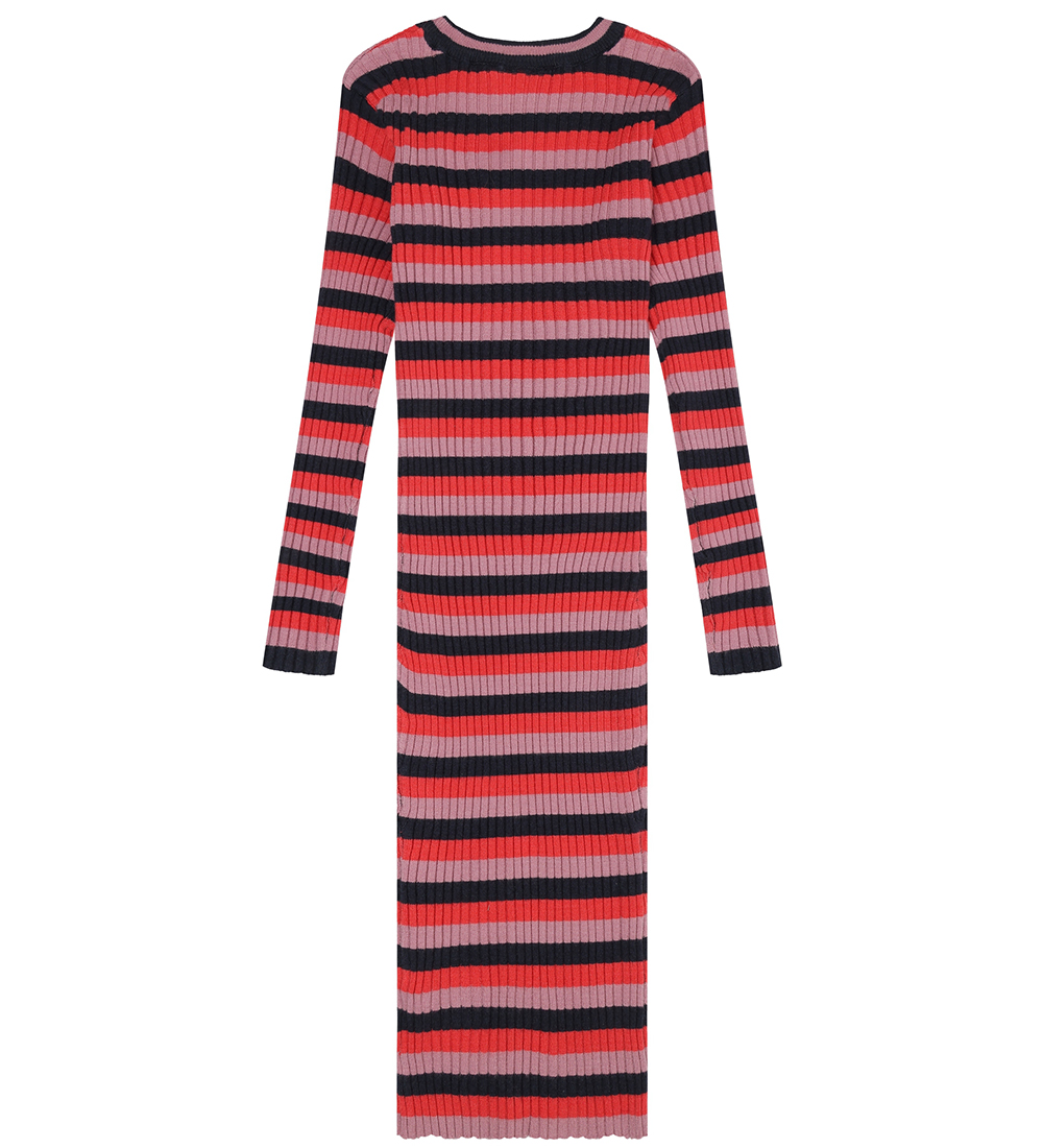 The New Kjole - Strik - Rib - TnLia - Multi Stripe