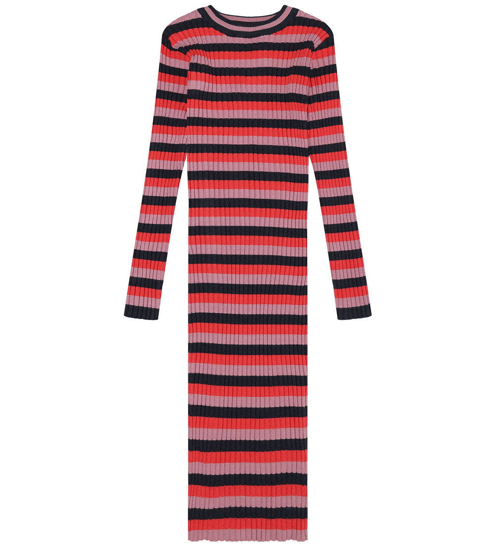 The New Kjole - Strik - Rib - TnLia - Multi Stripe