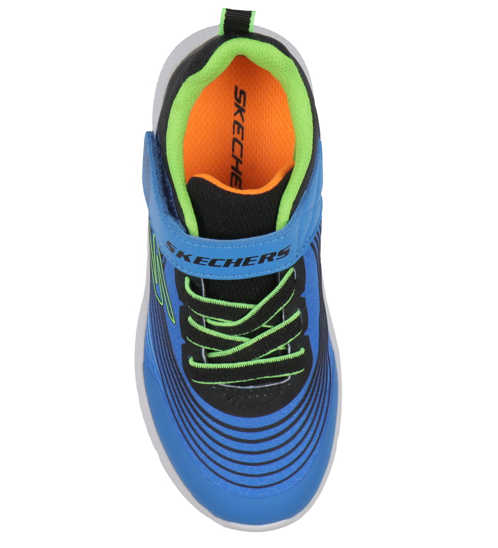 Skechers Sko - Microspec Advance - Blå/Lime