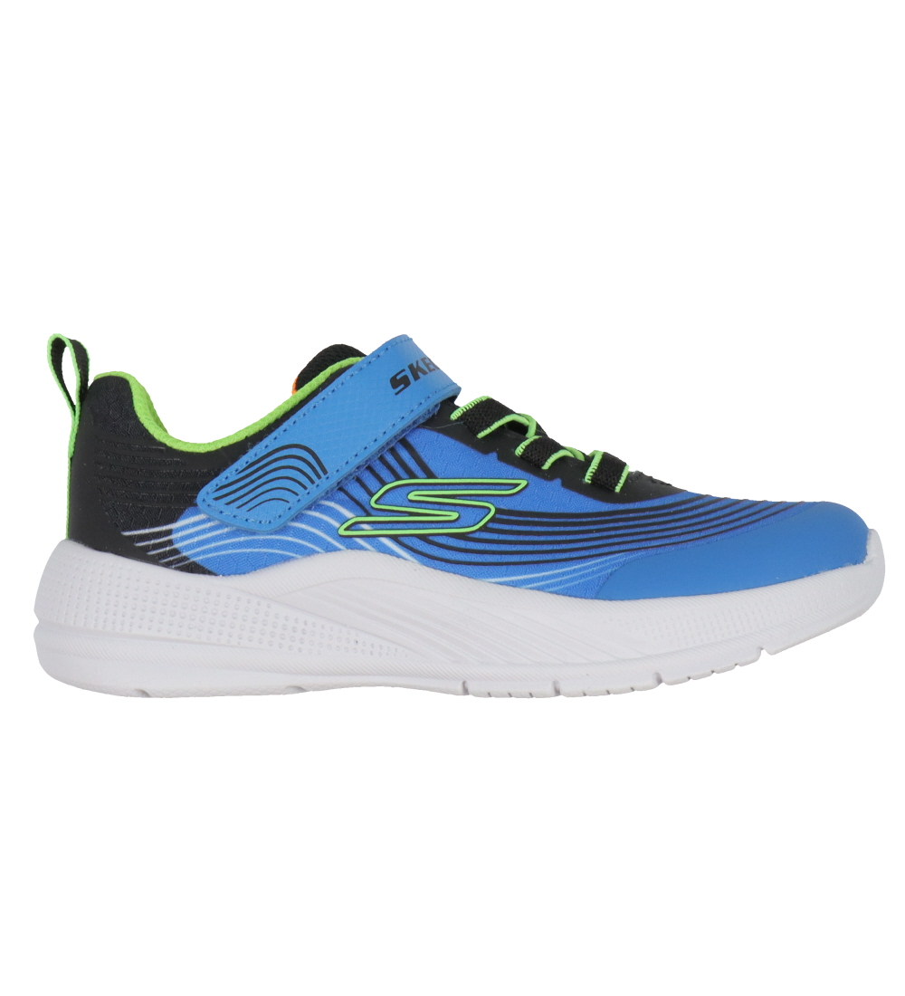 Skechers Sko - Microspec Advance - Blå/Lime