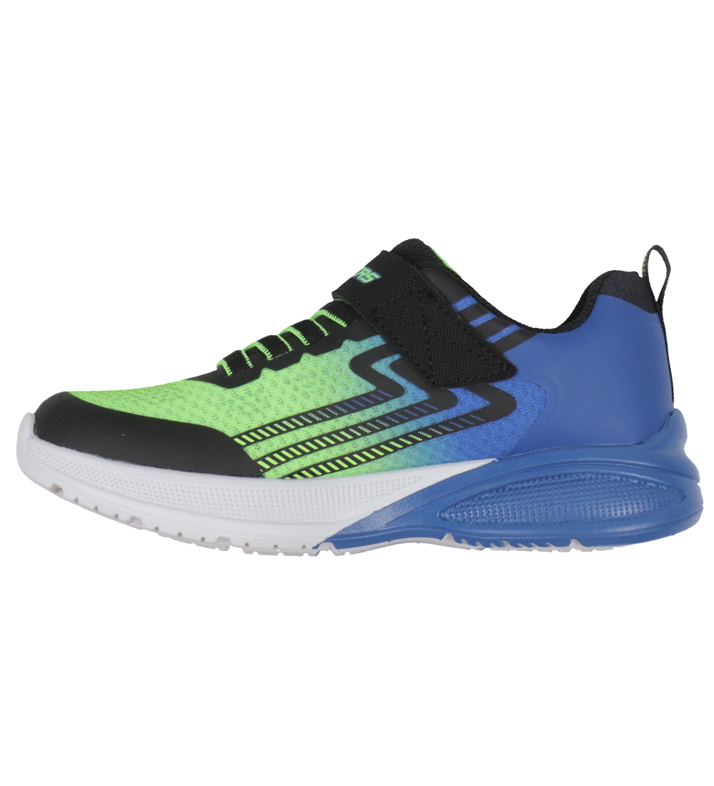 Skechers Sko - Microspec Max Advance - Blå/Lime