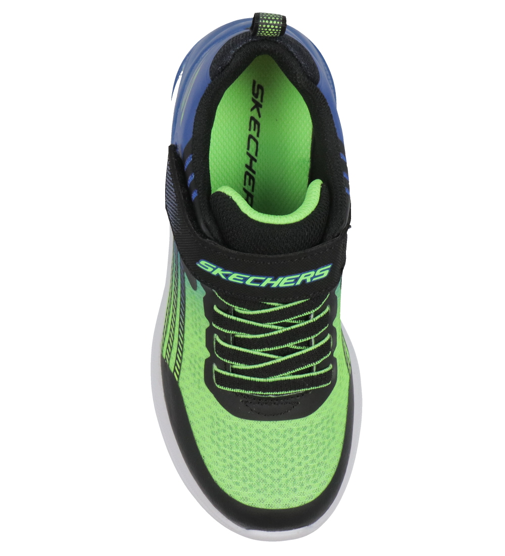 Skechers Sko - Microspec Max Advance - Blå/Lime
