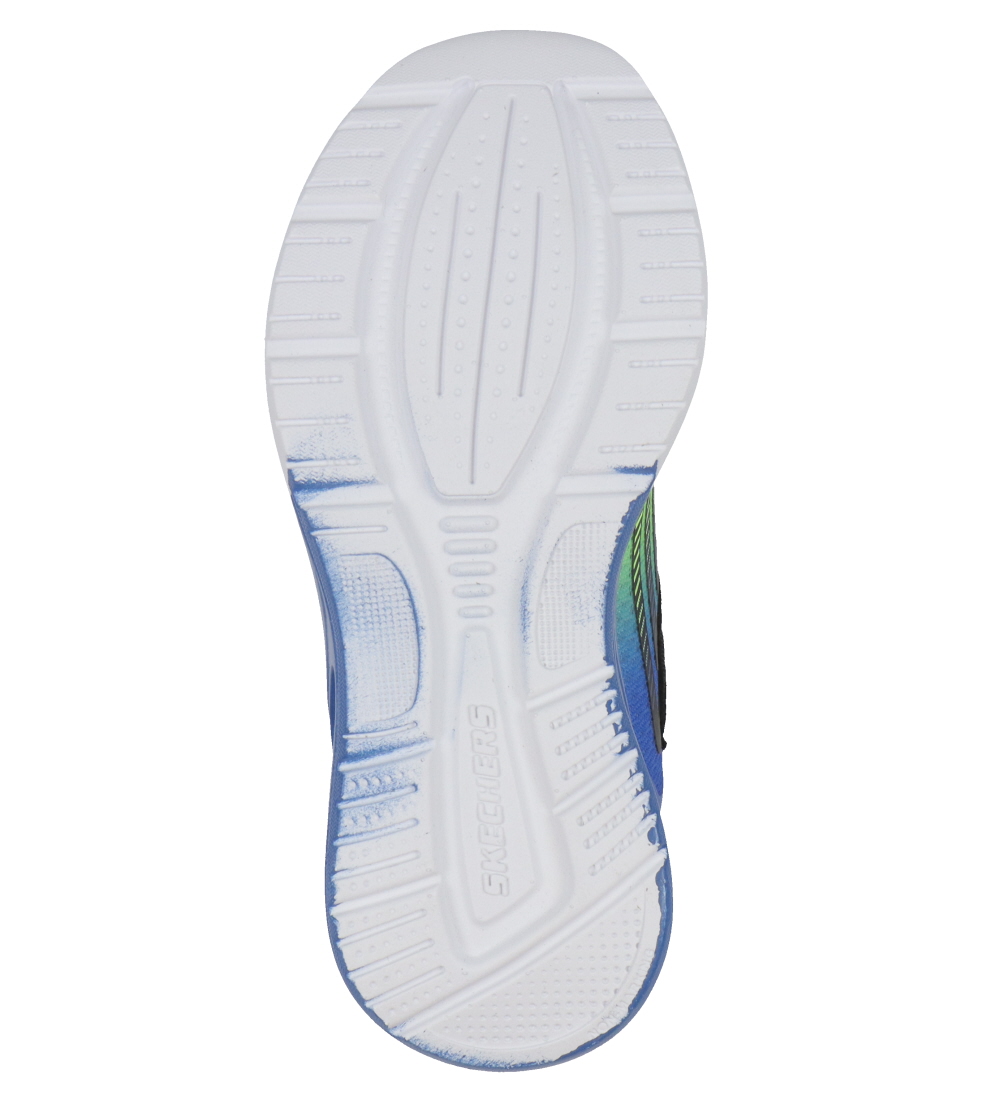 Skechers Sko - Microspec Max Advance - Blå/Lime