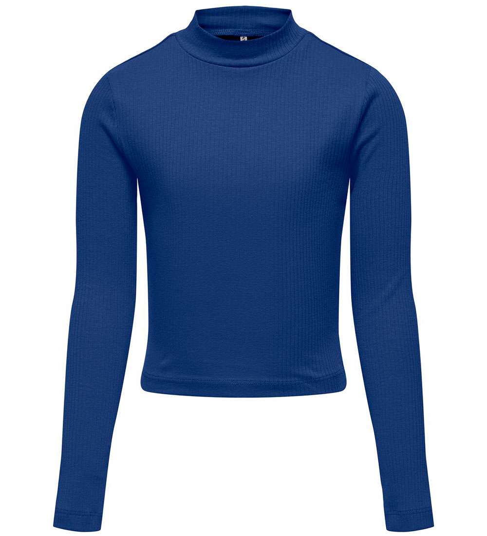 Kids Only Bluse - Rib - Cropped - KogLinea - Sodalite Blue