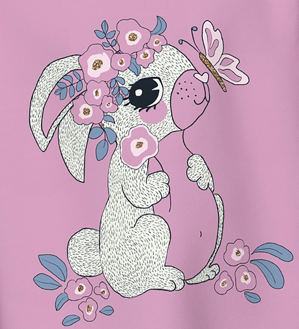 Name It Sweatshirt - NmfValona - Long - Pastel Lavender/Flower B