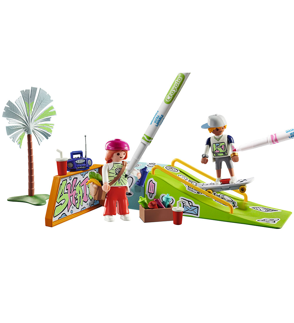Playmobil Color - Skate Park - 71515 - 44 Dele