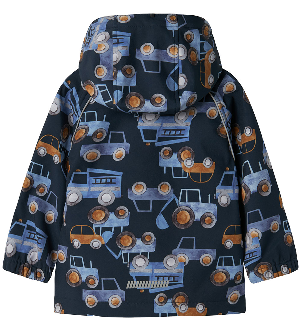 Name It Softshelljakke m. Fleece - NmmAlfa08 - Dark Sapphire m.