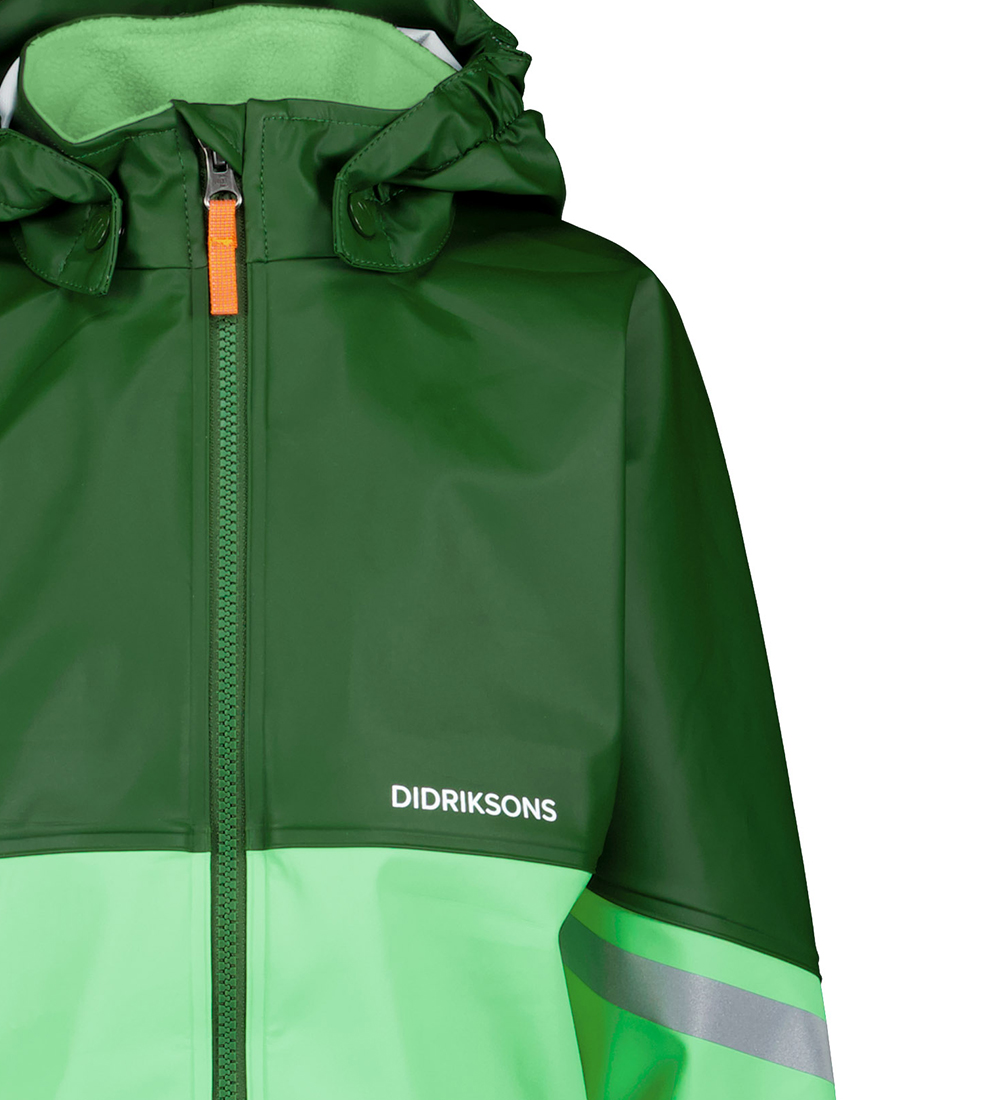 Didriksons Regntøj m. Seler - PU - Waterman - Dusty Lime