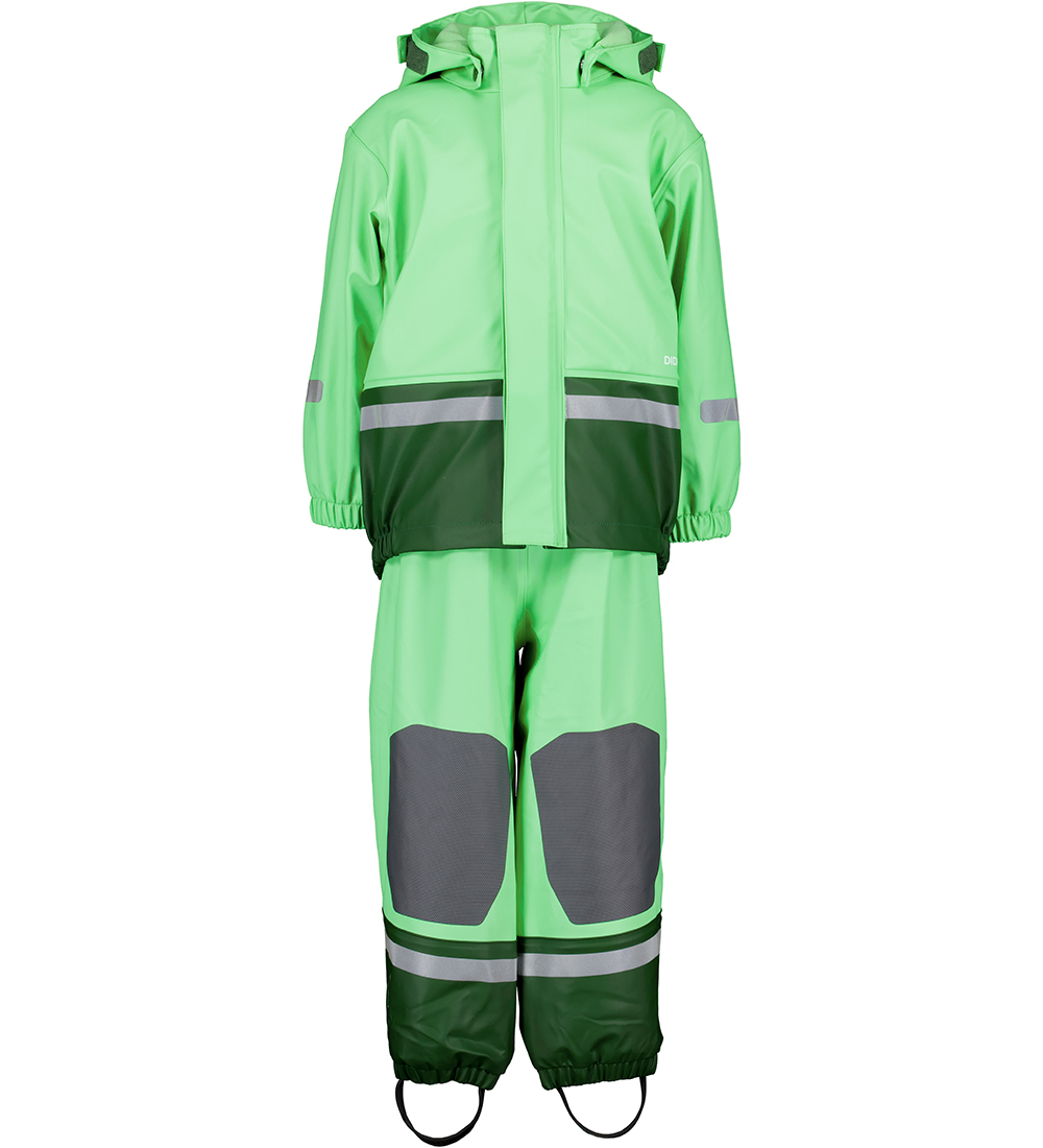 Didriksons Regntøj m. For - PU - Boardman - Dusty Lime