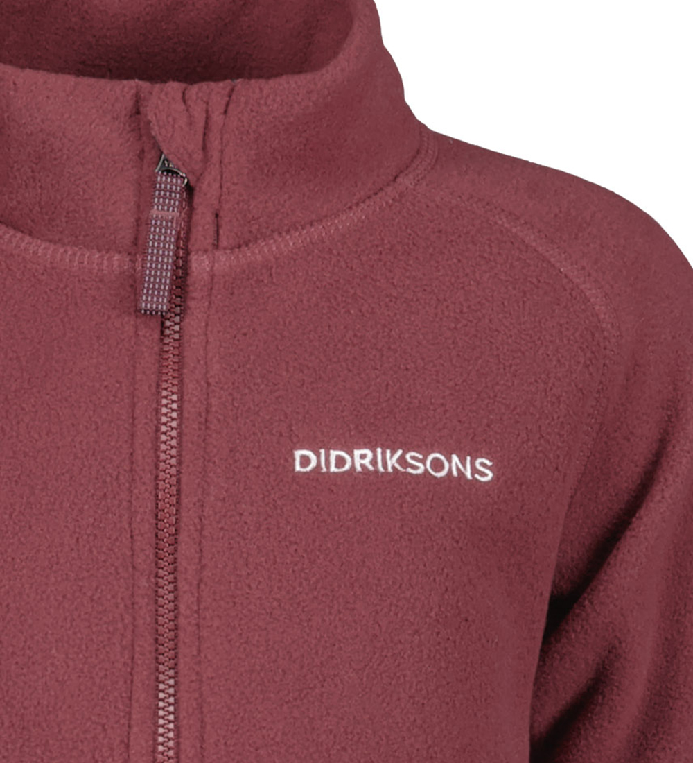 Didriksons Fleecejakke - Monte - Rusty Wine