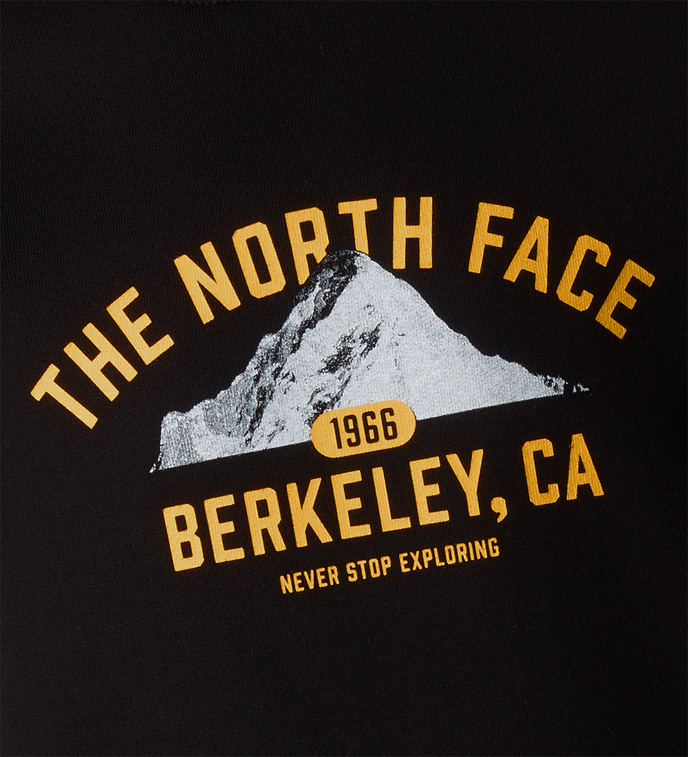 The North Face Sweatshirt - Varsity Graphic - Sort/Orange