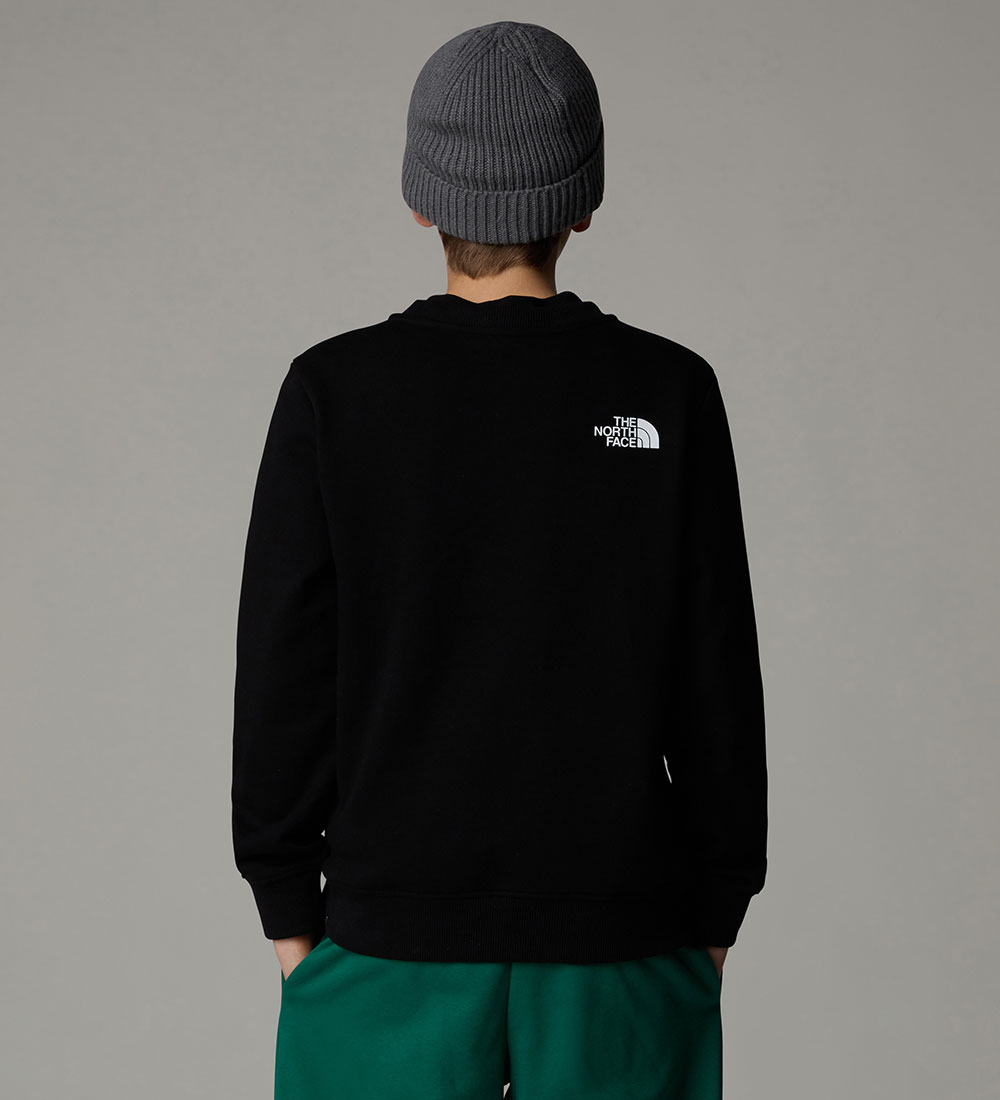 The North Face Sweatshirt - Varsity Graphic - Sort/Orange