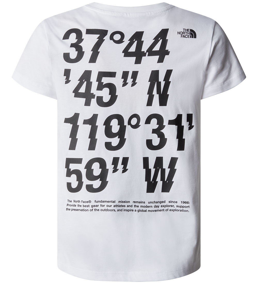 The North Face T-shirt - Coordinates Graphic - Hvid