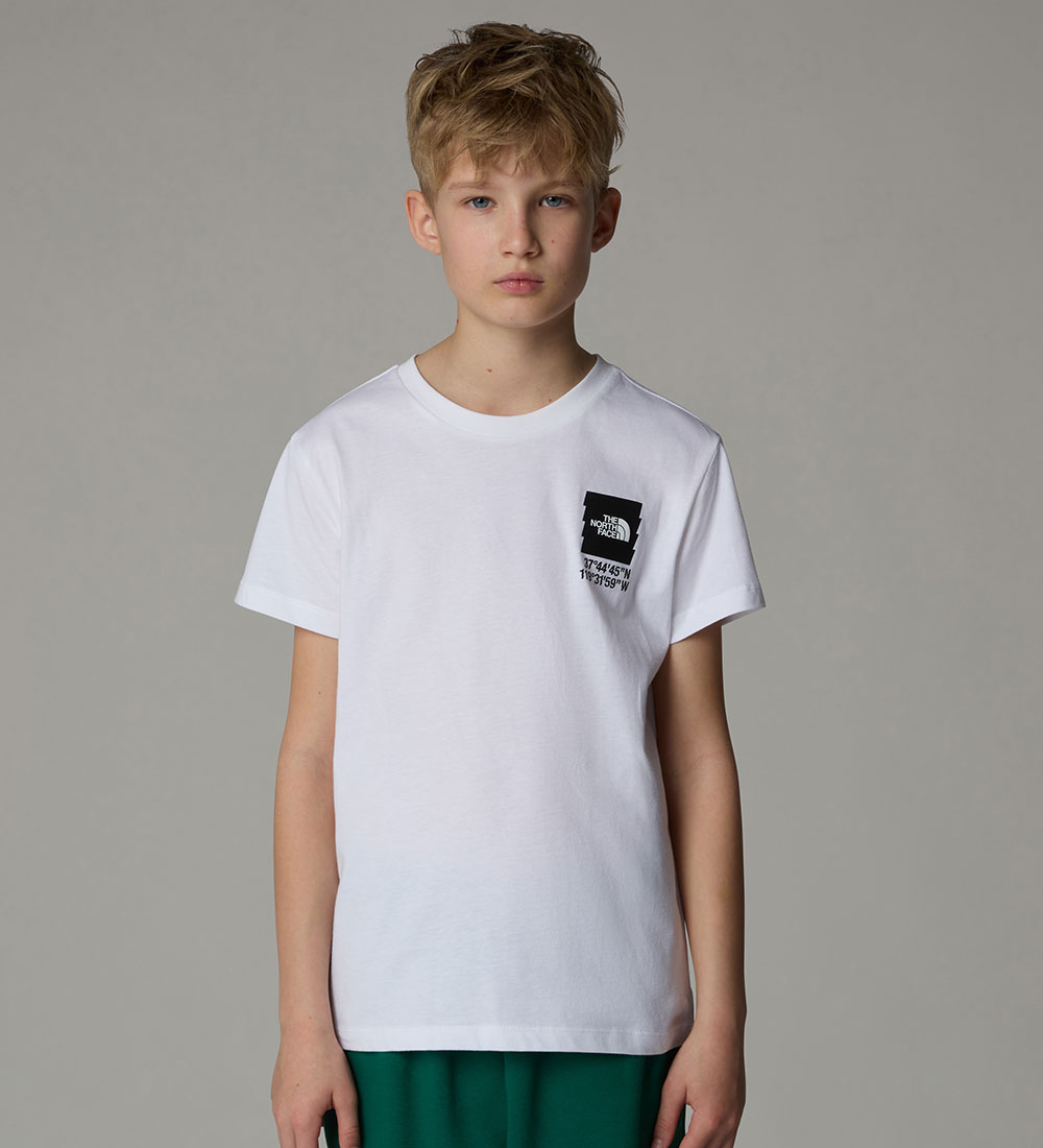 The North Face T-shirt - Coordinates Graphic - Hvid