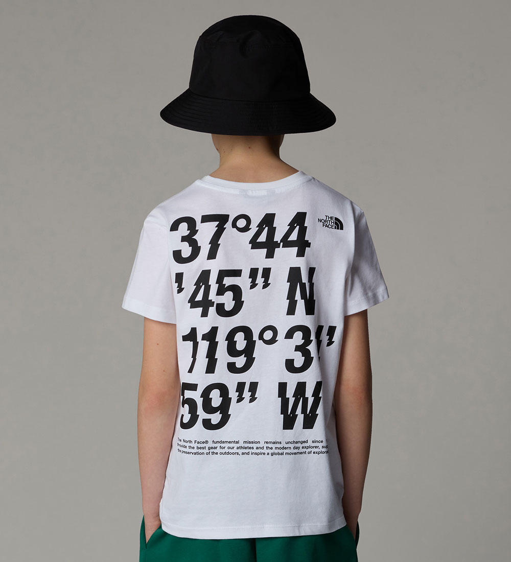 The North Face T-shirt - Coordinates Graphic - Hvid