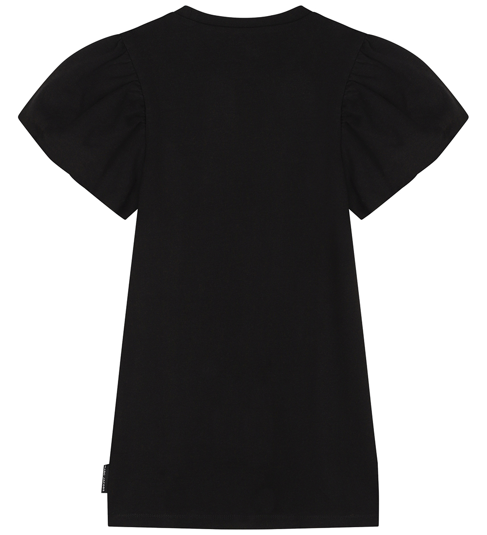 Little Marc Jacobs Kjole - Sort m. Pailetter/Print