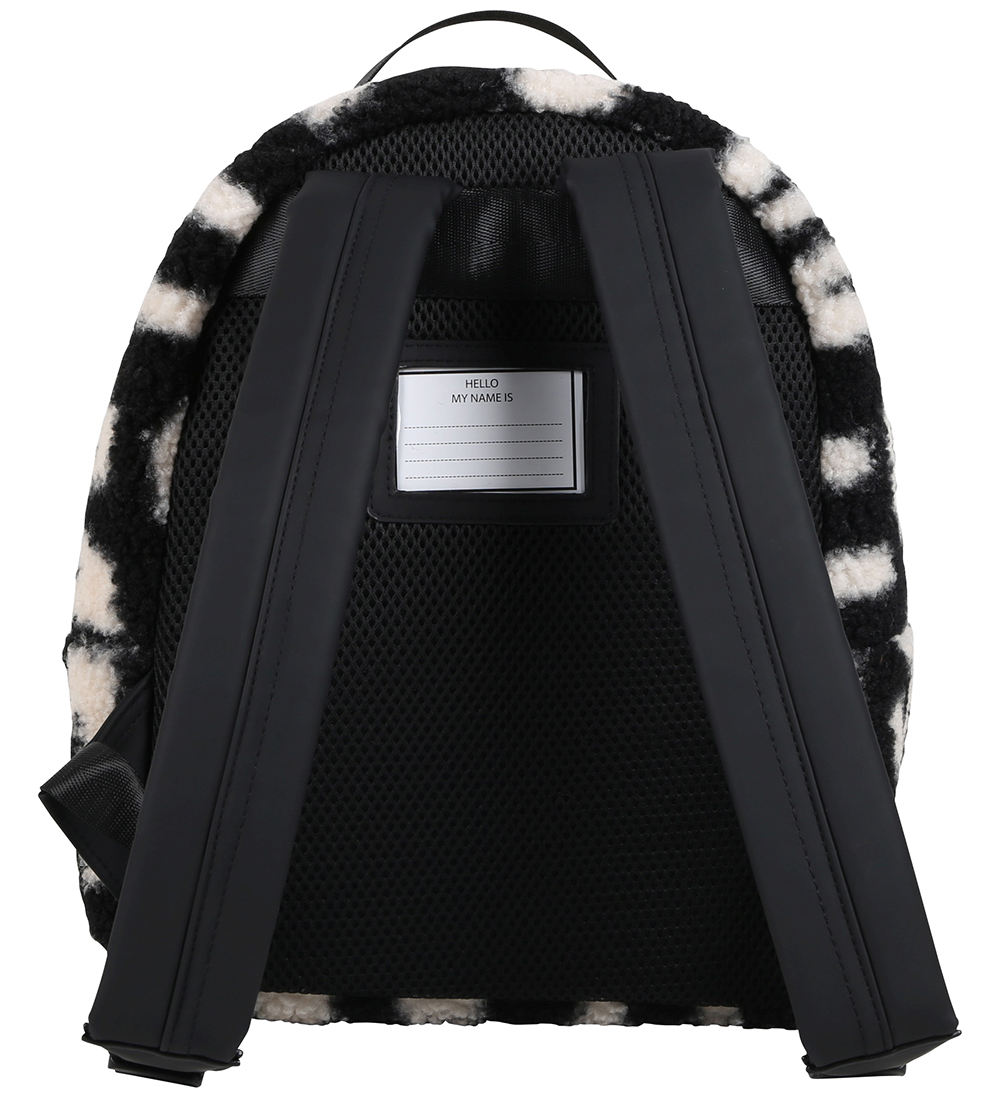 Little Marc Jacobs Rygsæk - Fleece - Sort/Hvid