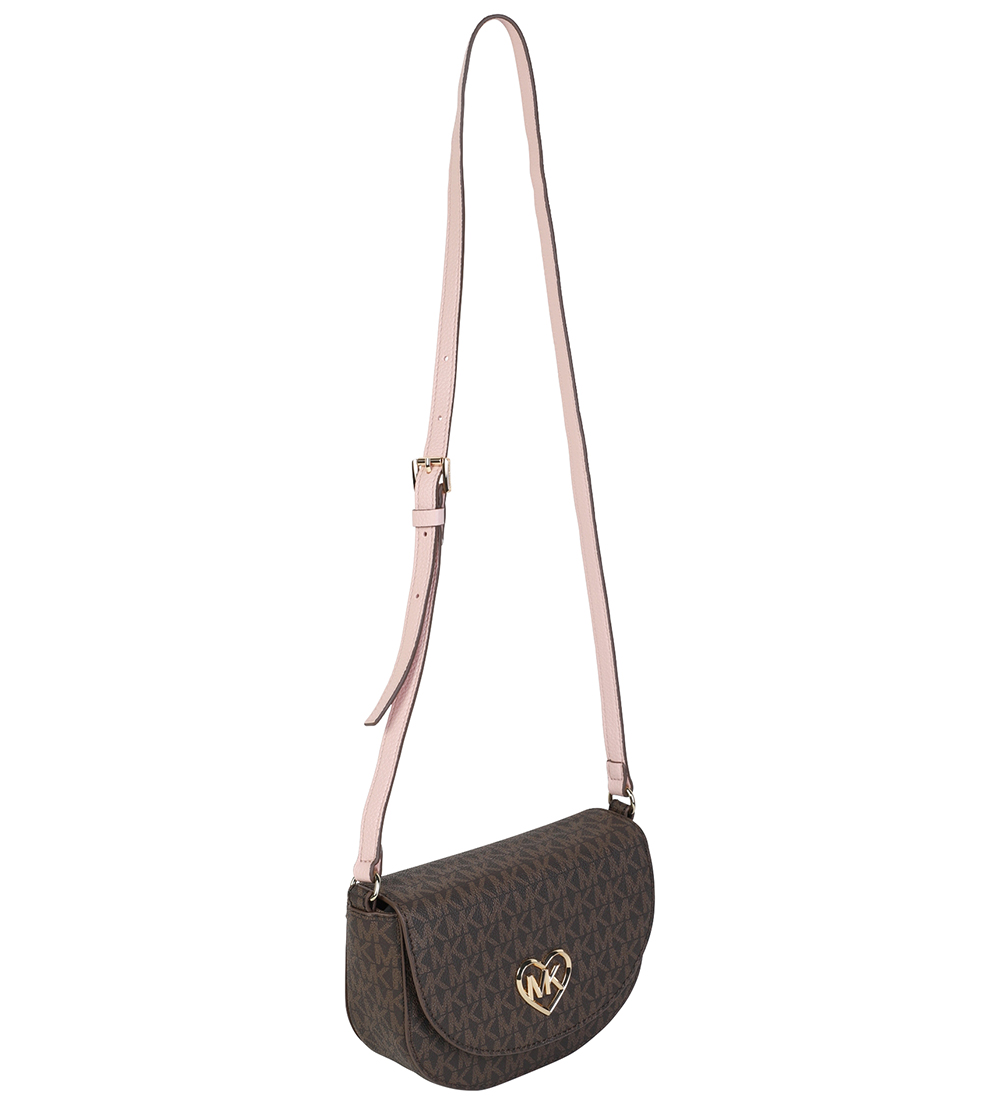Michael Kors Skuldertaske - Brun m. Logoer