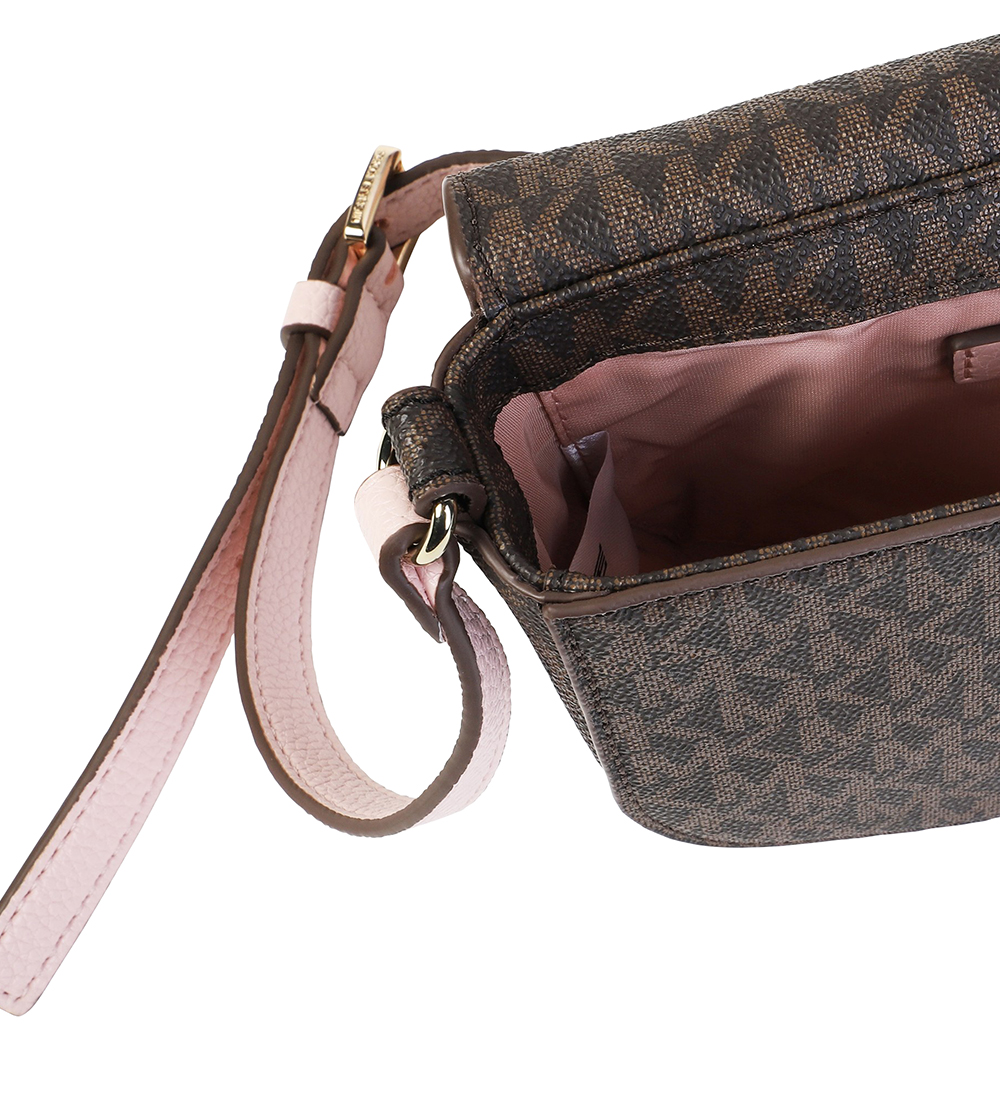 Michael Kors Skuldertaske - Brun m. Logoer