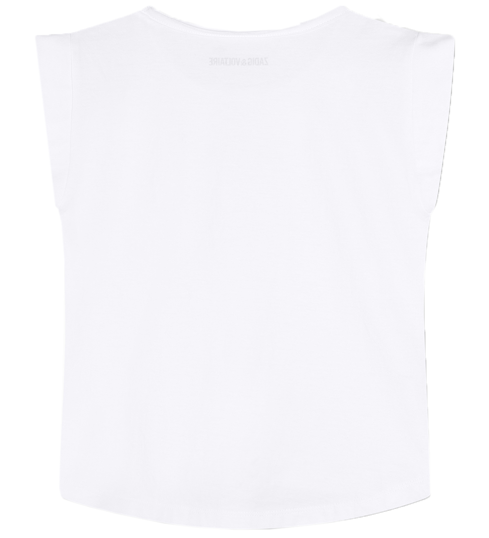 Zadig & Voltaire T-shirt - Hvid m. Similisten