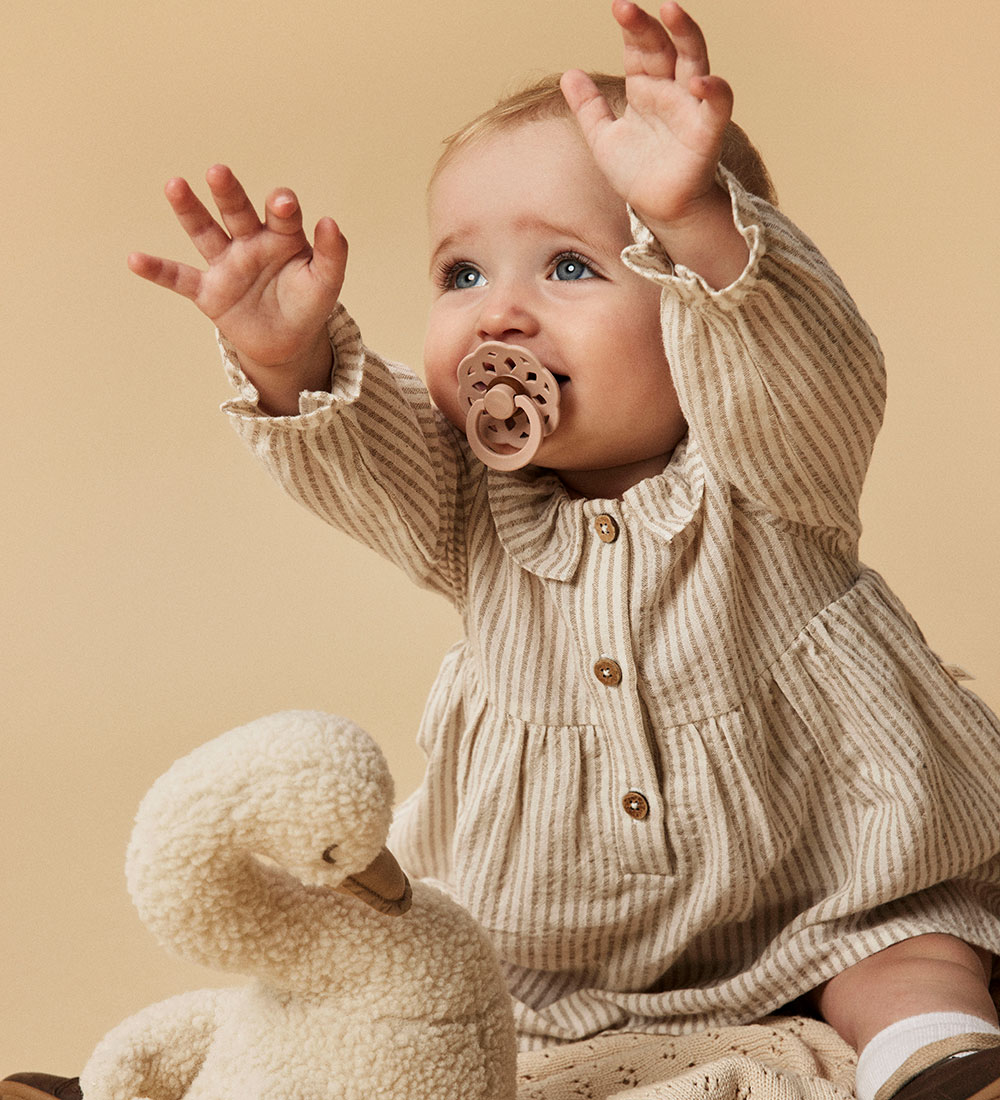 Lil Atelier Kjolebody - NbfLino - Coconut Milk/Taos Taupe