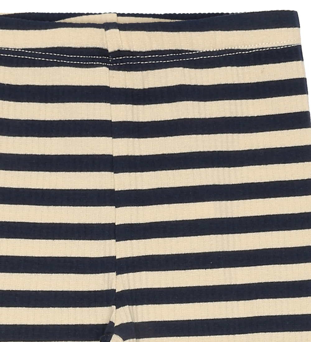 The New Siblings Leggings - Rib - TnsFro - Navy Blazer