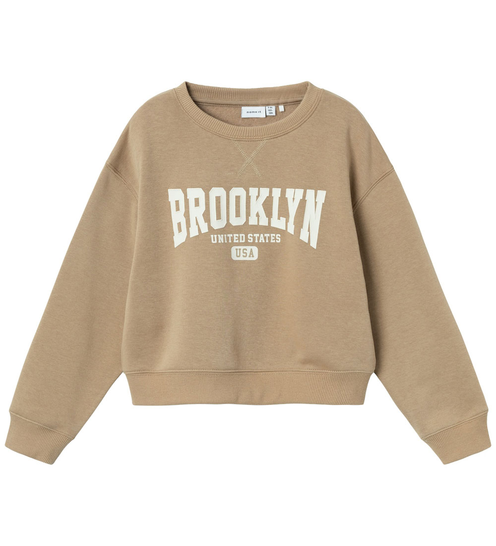 Name It Sweatshirt - Cropped  - NkfNiknaks - Kelp