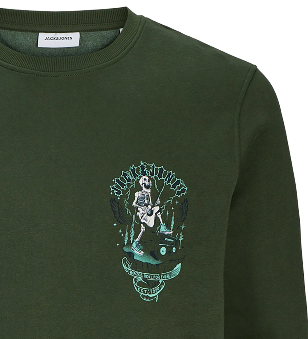 Jack & Jones Sweatshirt - JjsKull - Kombu Green/Small