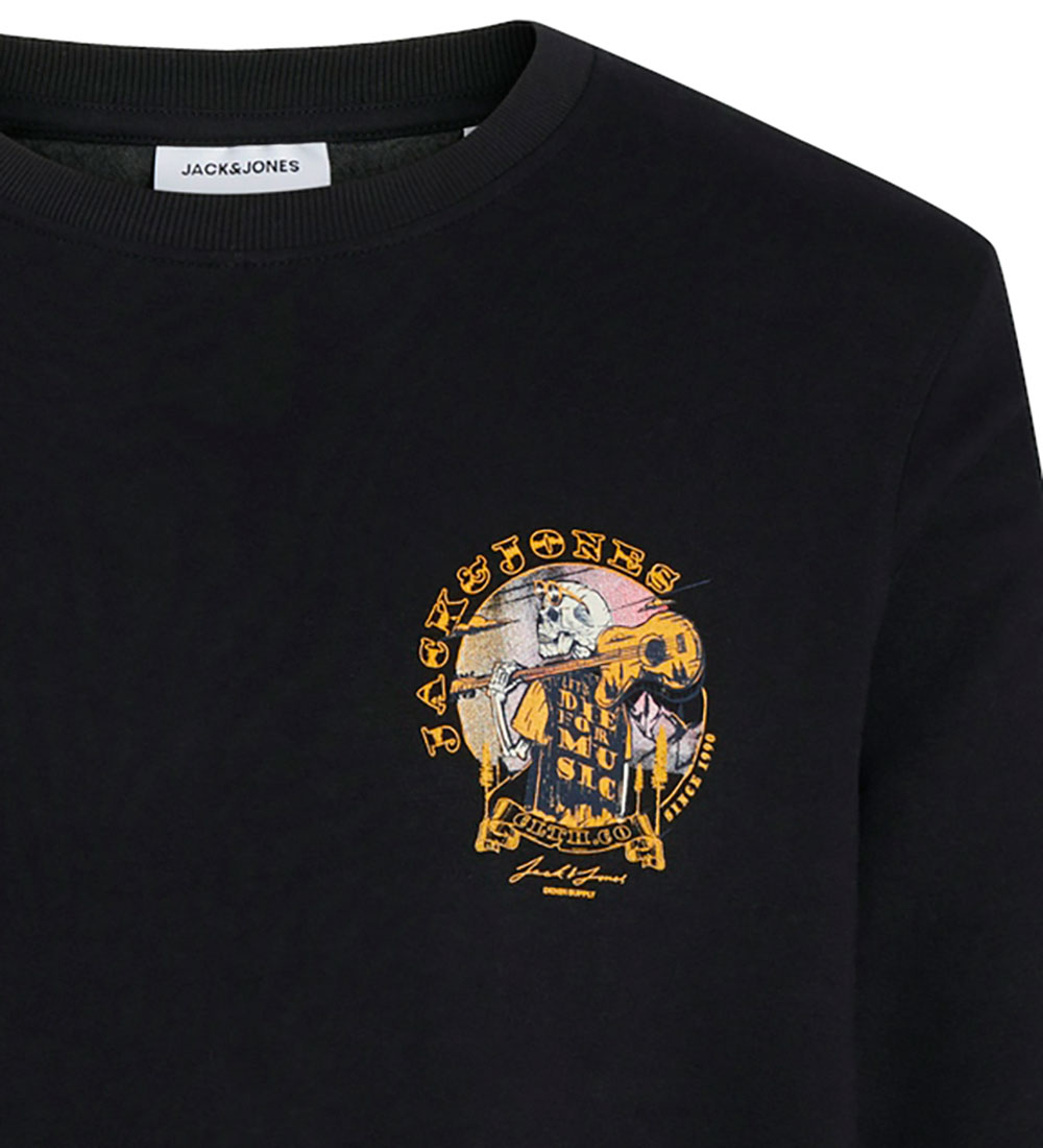 Jack & Jones Sweatshirt - JjsKull - Black/Small