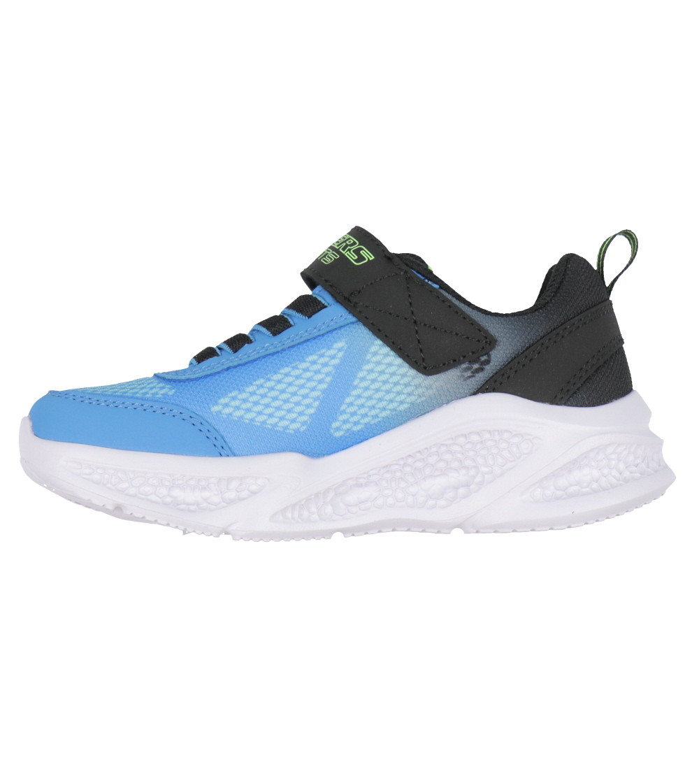 Skechers Sko - m. lys - Meteor Lights - Sort/Blå