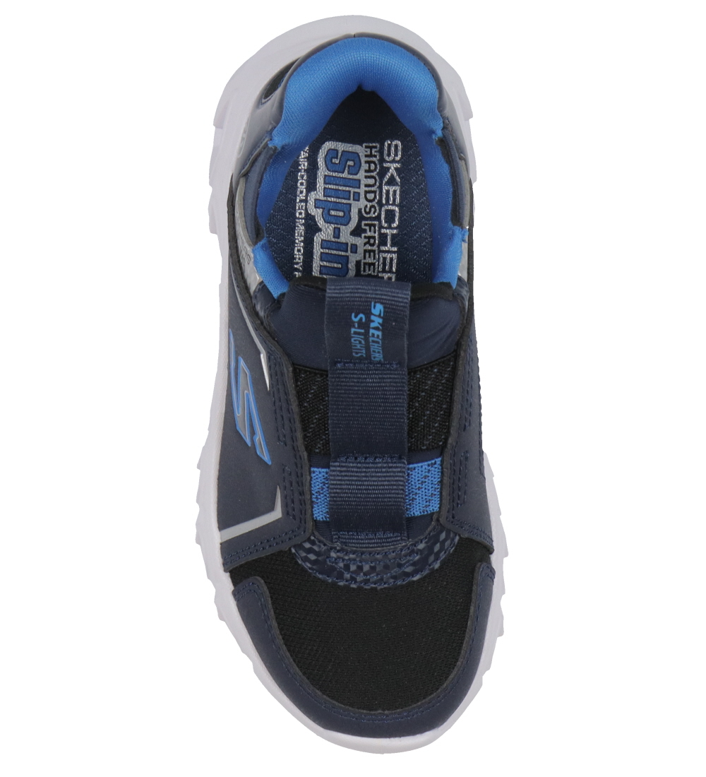Skechers Blinkesko - HYPNO-FLASH 2.0 - Navy/Sort