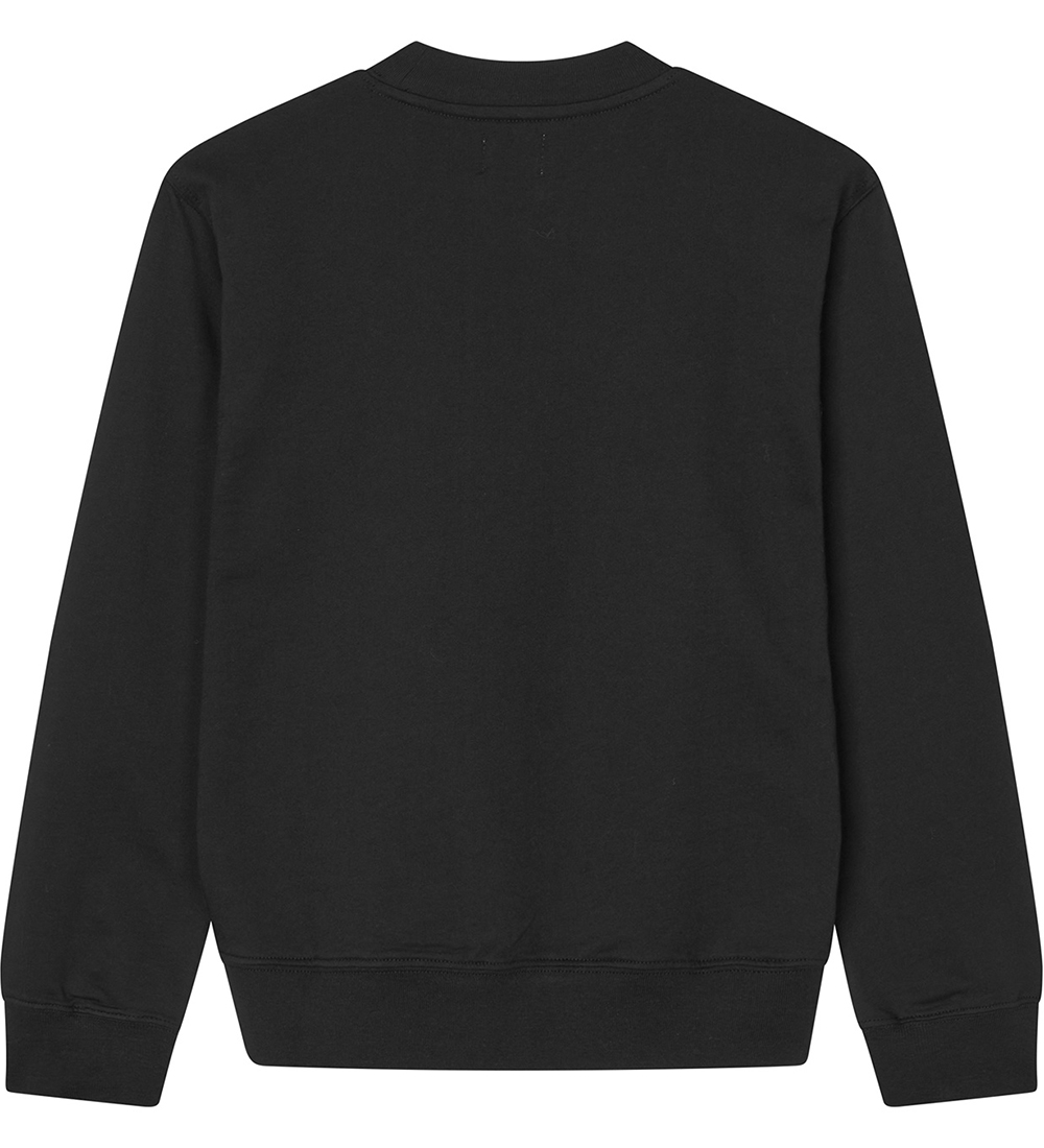 Mads Nørgaard Sweatshirt - Light Terry Solo - Sort