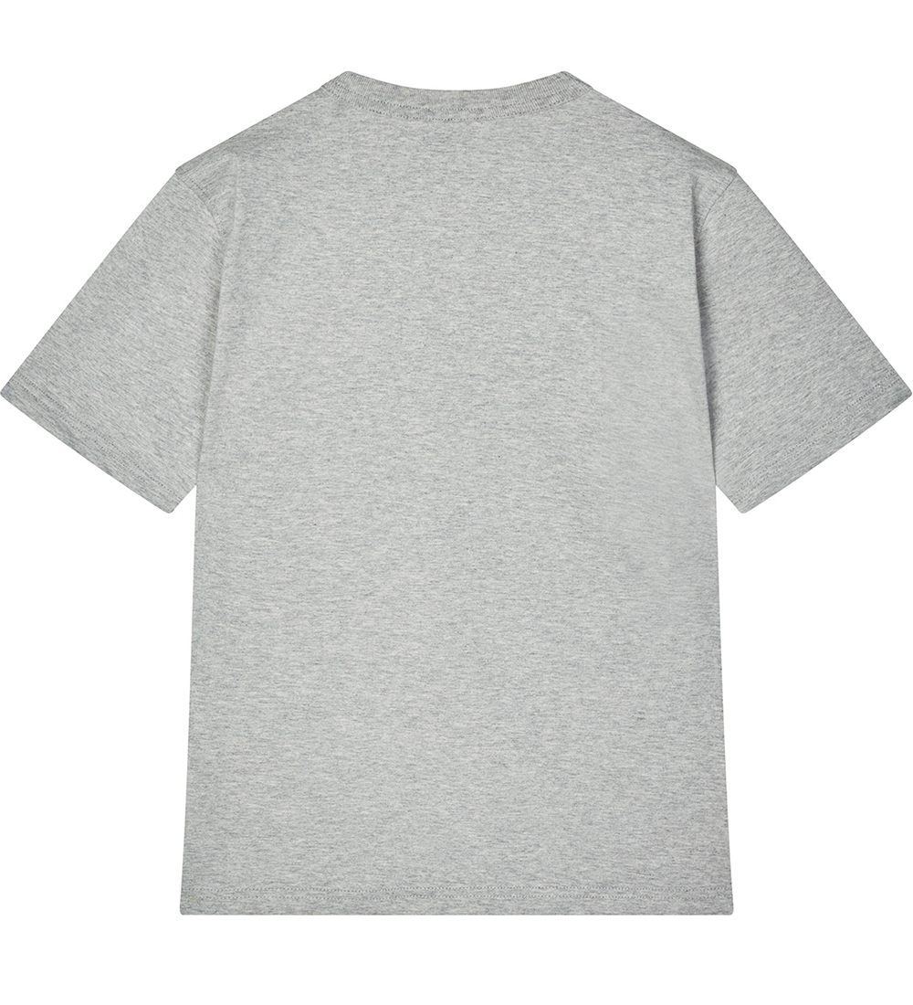 Mads Nørgaard T-shirt - Theo - Light Grey Melange