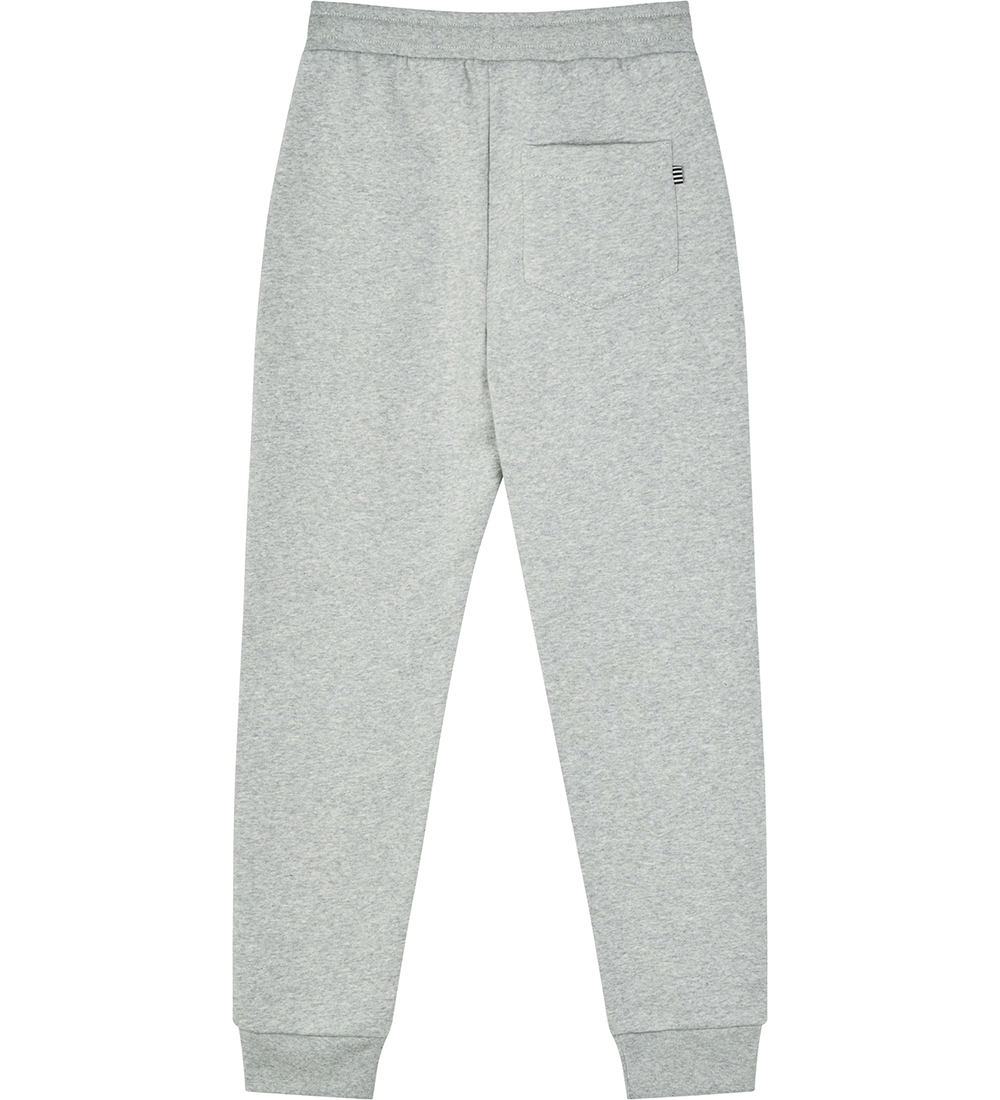 Mads Nørgaard Sweatpants - Poro - Light Grey Melange