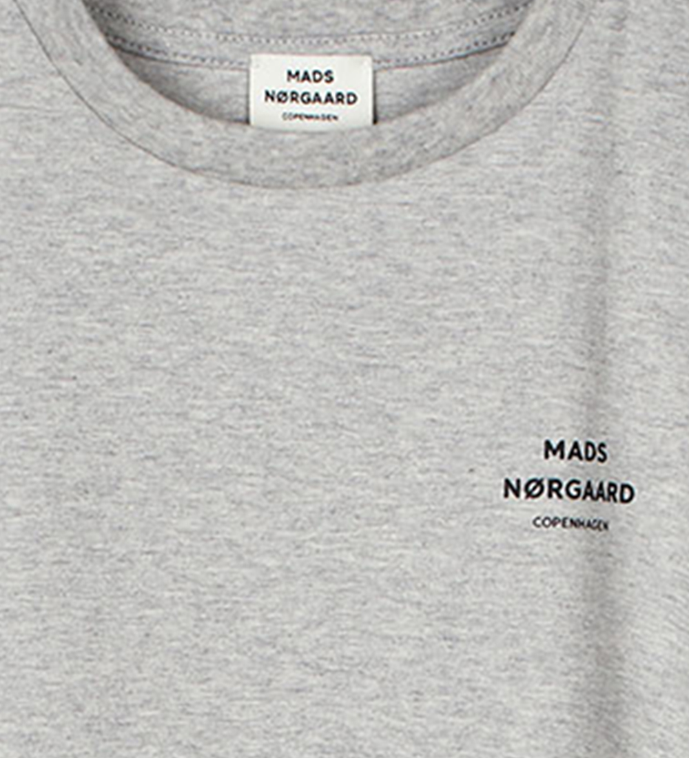 Mads Nørgaard T-shirt - Thorlino - Light Grey Melange