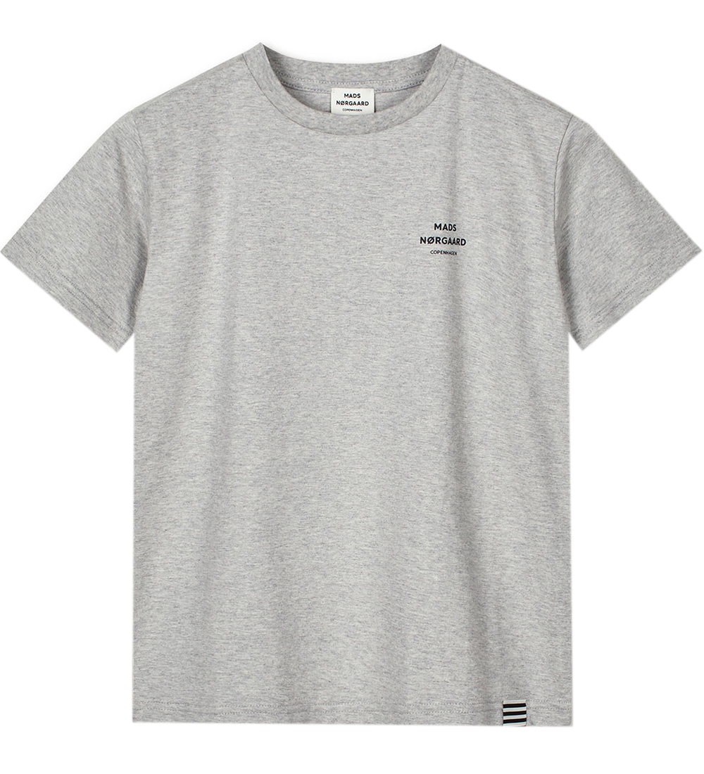 Mads Nørgaard T-shirt - Thorlino - Light Grey Melange