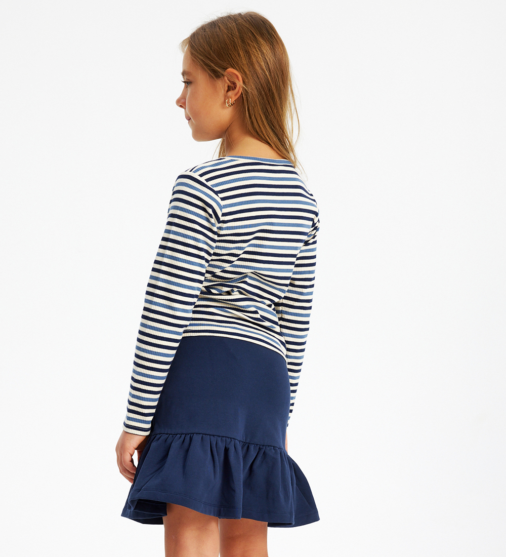 The New Bluse - Rib - TnLena - Navy Blazer