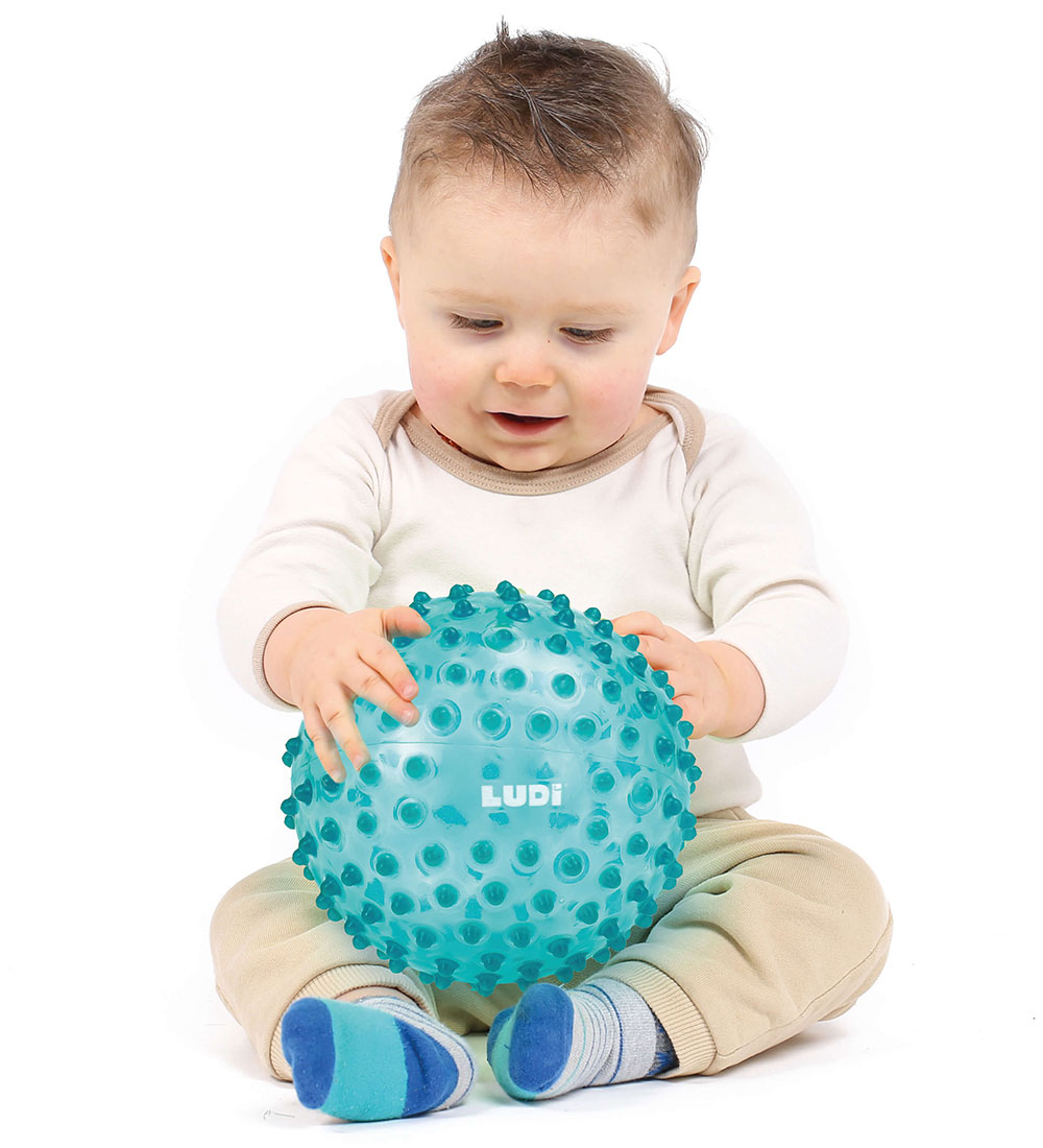 Ludi Sansebold - 20 cm - Blå m. Massageknopper