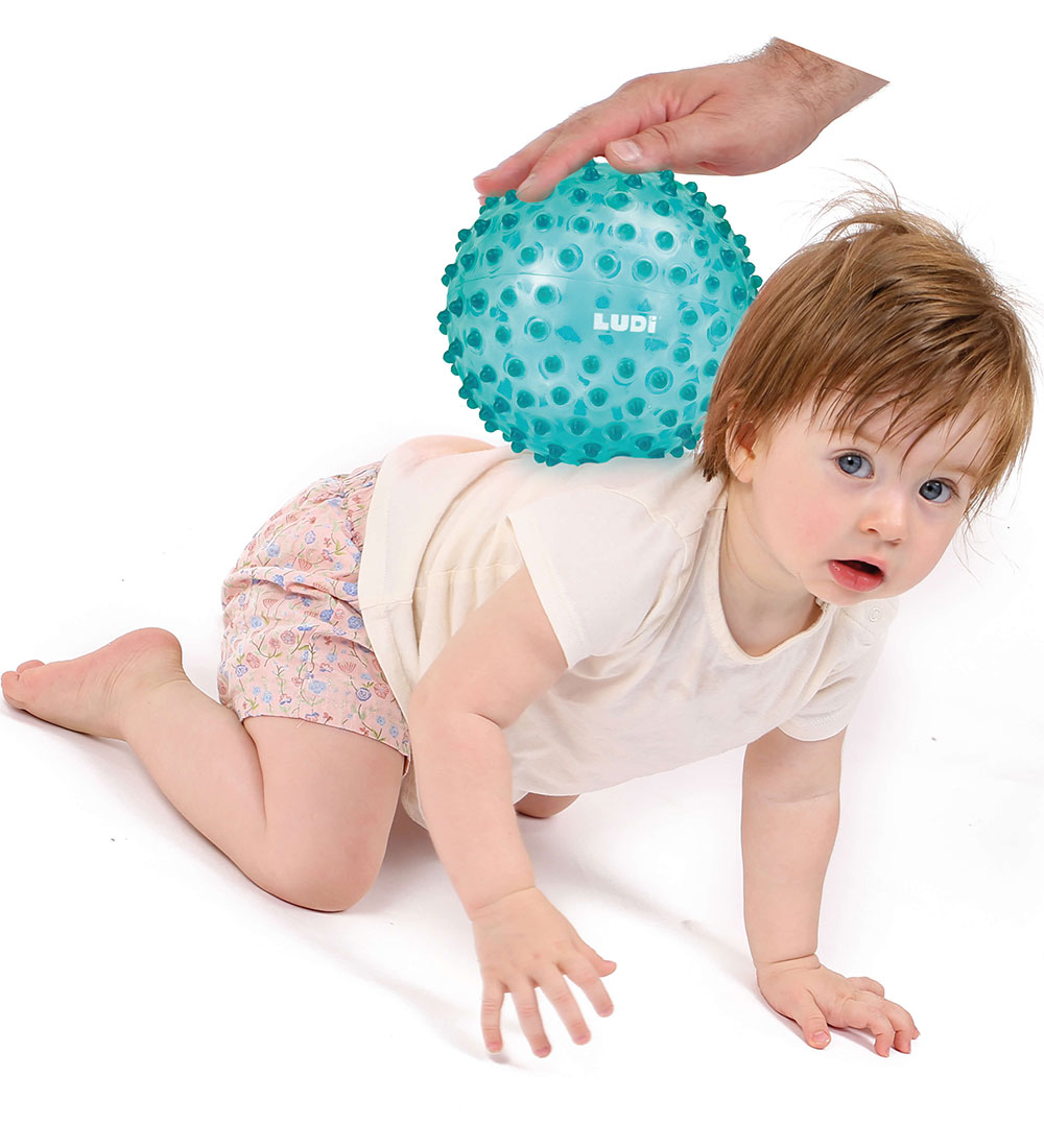 Ludi Sansebold - 20 cm - Blå m. Massageknopper