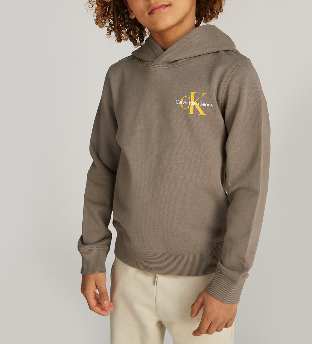 Calvin Klein Hættetrøje - Small Monogram - Falcon