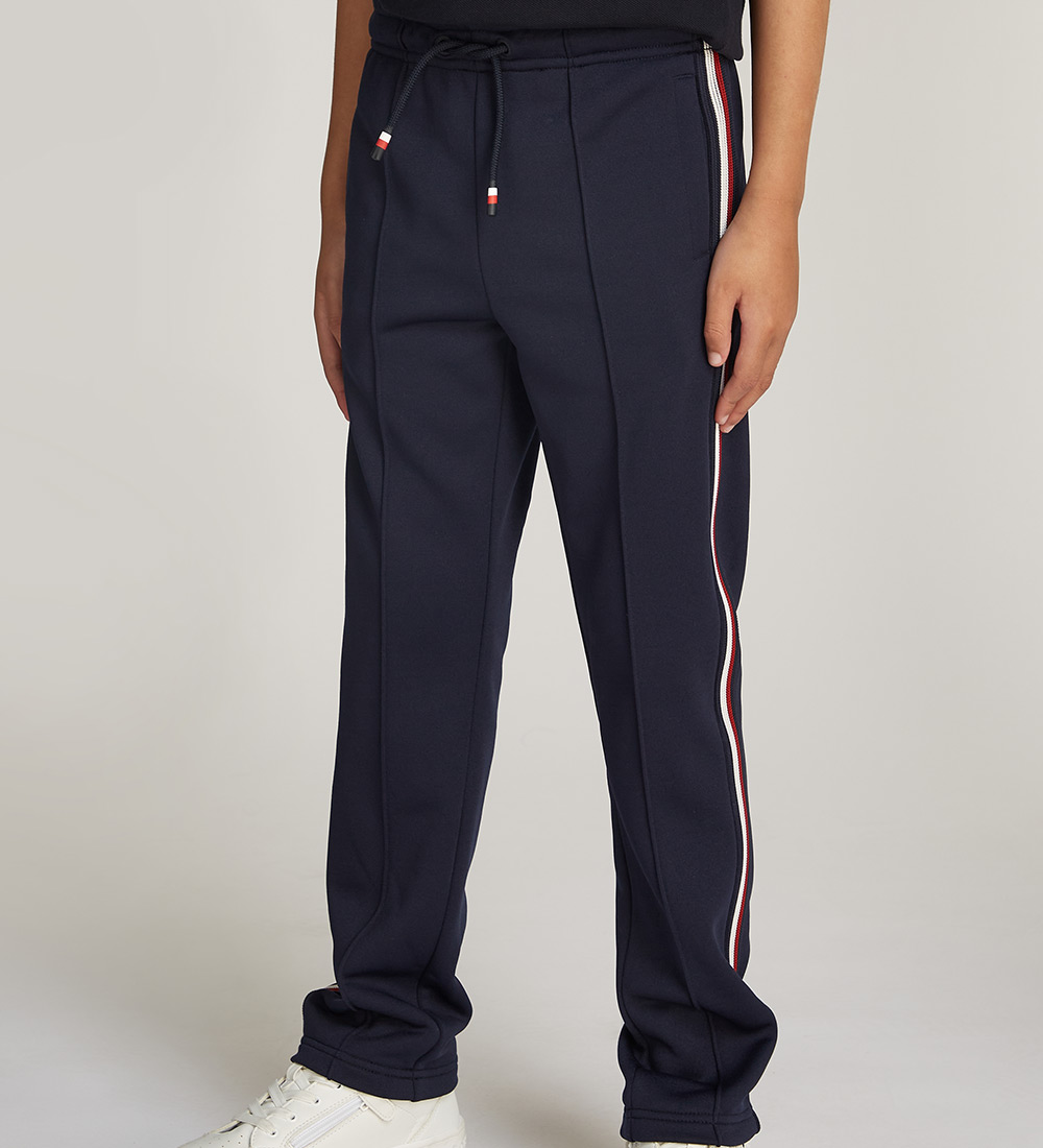 Tommy Hilfiger Sweatpants - Global Stripe - Desert Sky
